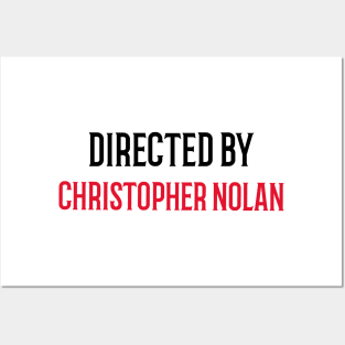 Directed By Christopher Nolan Posters and Art